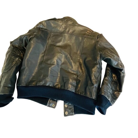 Hein Gericke Daytona 50th Bike Week Vintage Leather Bomber Jacket Quilted M 38 - Picture 4 of 16